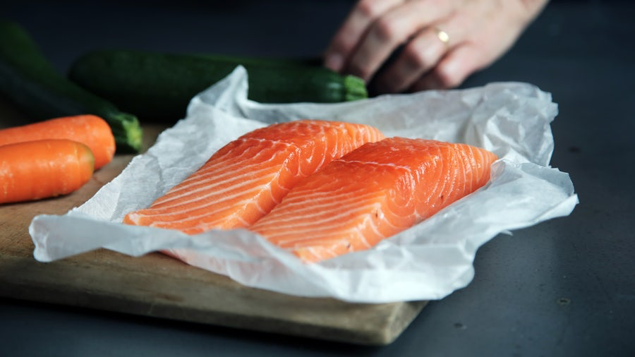 salmon, sport children